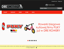 Tablet Screenshot of drerowery.pl